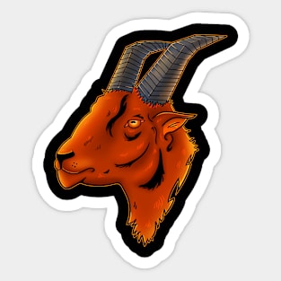 Just The Goat Sticker